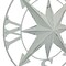 24 Inch Distressed Galvanized Metal Compass Rose Wall Hanging Home Decor